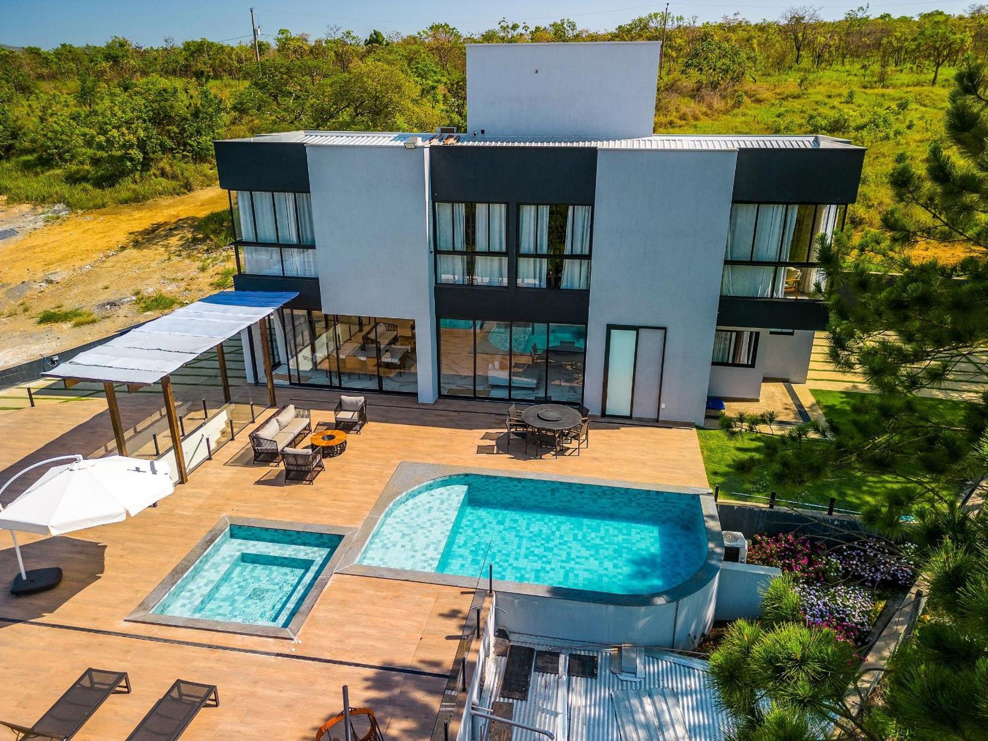 Pousada Com Piscina, Jacuzzi E Com Vista Em Capitolio - Casa Decore Extérieur photo